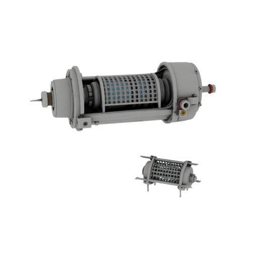 Prototype Electrostatic Ion Thruster 3D Model