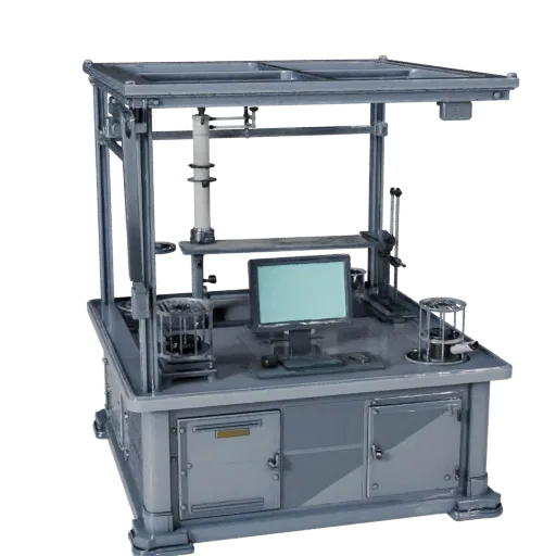 Prototype Containment Pod 3D model, three-quarter front view, Unreal Engine viewport, showing clean metal, form detail.