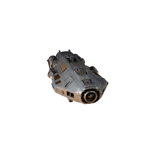 Orbital-Shuttle 3D-Modell für Unity - Low Poly Game Asset