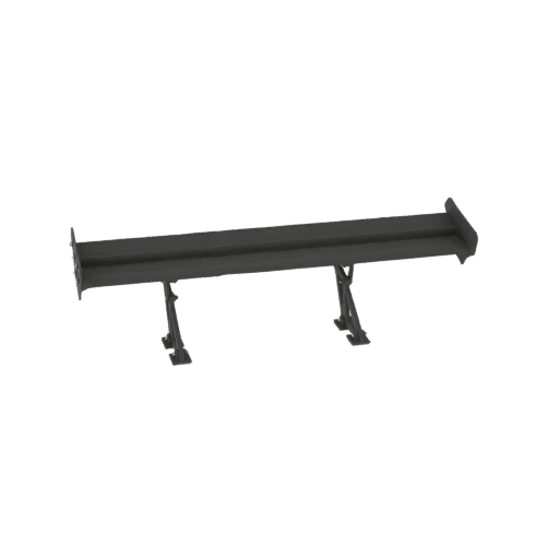 Dark Gray Racing Car Spoiler