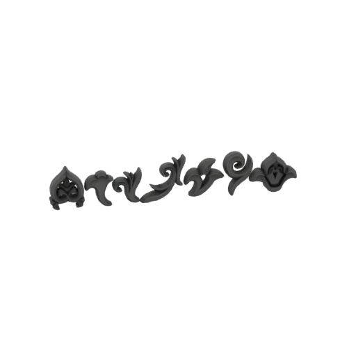 Baroque Flourish Ornaments Set