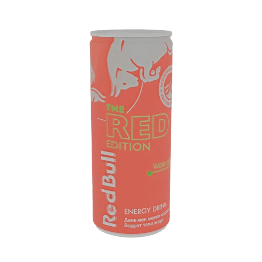 Red Bull The Red Edition Watermelon Energy Drink Can 3D Model