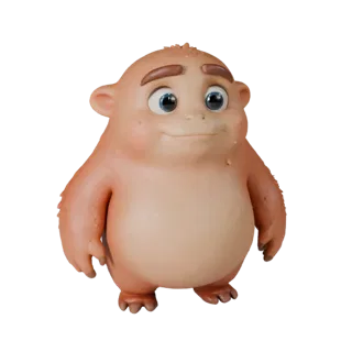 Cartoon Newt 3D Model - Stylized Asset for Animation | Royalty-Free
