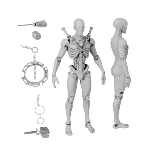 Cyberpunk Assault Mage Character Model - Rigged