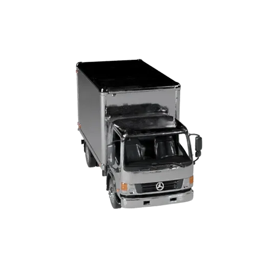Game Ready Box Truck 3D Model for Realtime Use PBR Asset