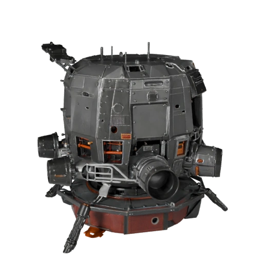 Modulo Lunare High Poly 3D Model per Rendering in Studio
