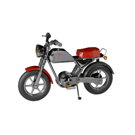 Modello 3D di Scooter Retrò Low Poly per Unity & Unreal