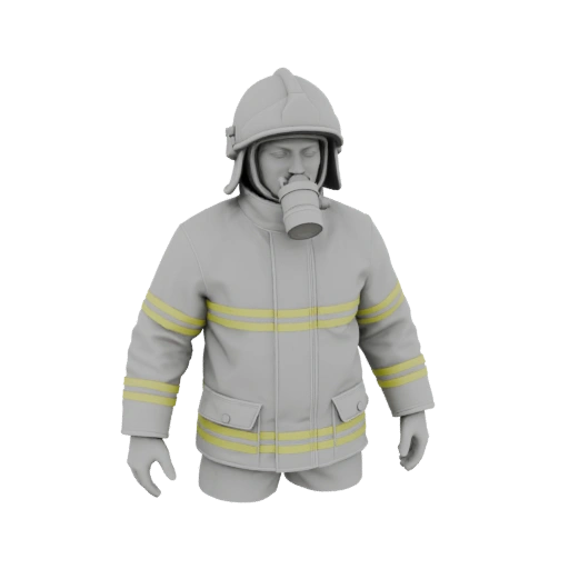 3D Russian Firefighter Model