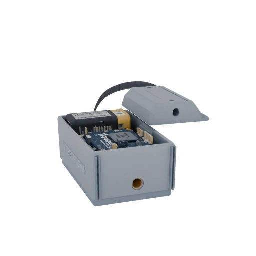 nRF52840 Controller Case with Battery Compartment