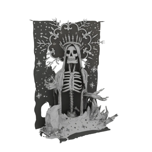 Santa Muerte Skeleton Statue