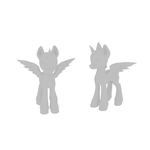 Pegasus Pony 3D Model