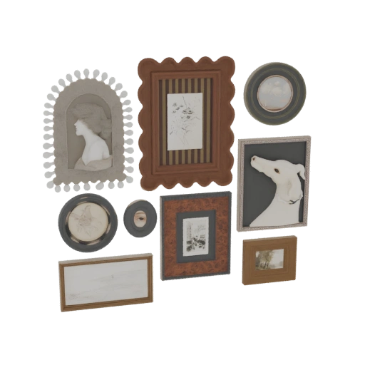 Gallery of Framed Art and Sculptures