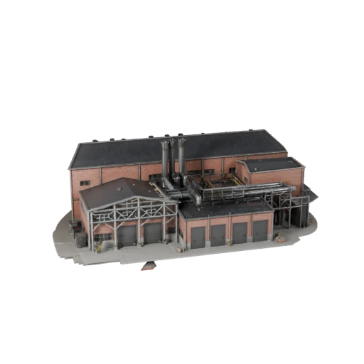 Fertigungsanlage 3D-Modell für Blender - Render-Asset