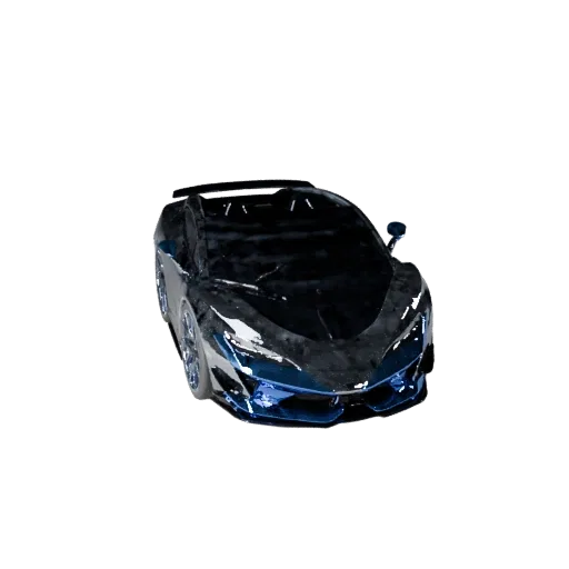 High Poly Supercar 3D Model for Studio Renders PBR Asset