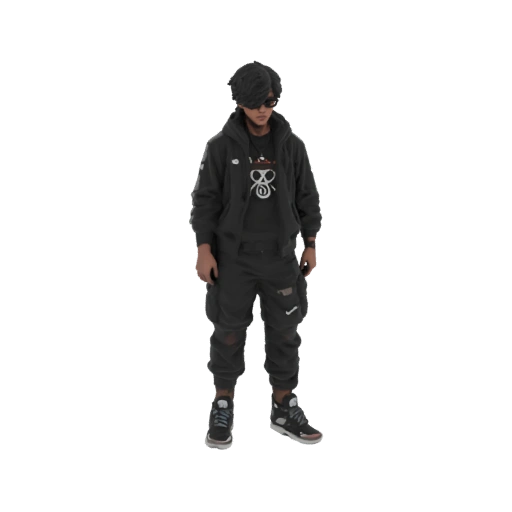 Urban Streetwear Character 3D Model