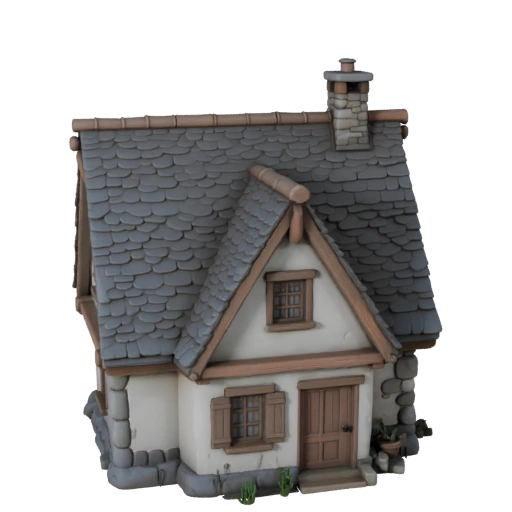 Modelo 3D de Cabaña para Unity - Activo de Juego para Arquitectura