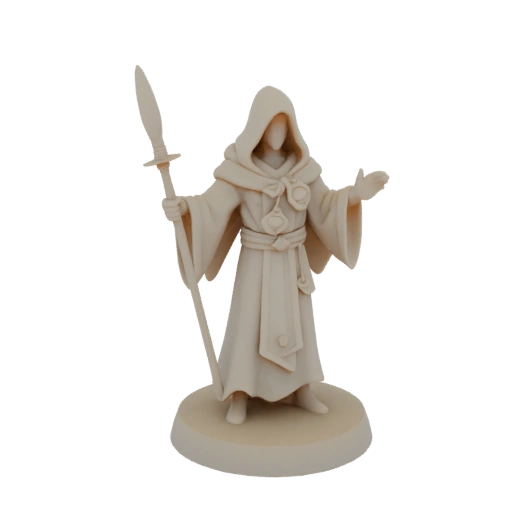 Miniatura STL de Cultista de Fantasia Sombria