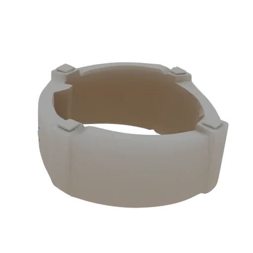 Solitaire Cocktail Ring print ready 3D model, perspective studio render, showing ring form, surface, and scale cues.