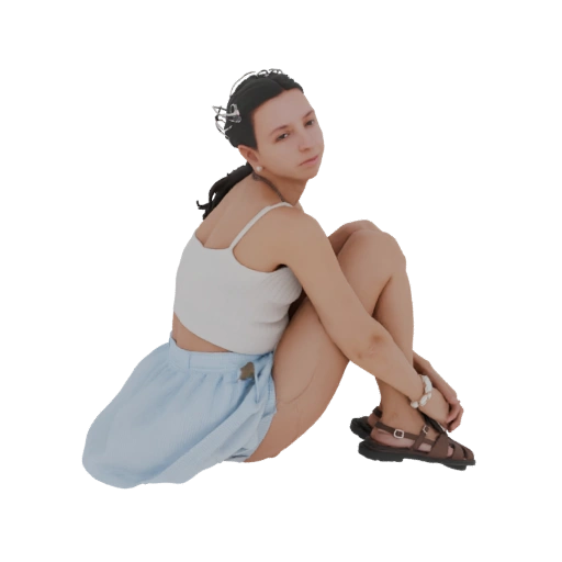 Young Woman Sitting