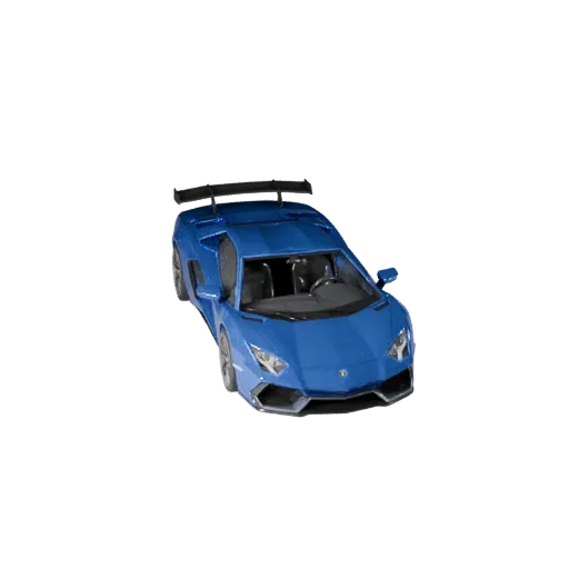 Low Poly Supercar 3D Model for Unity & Unreal PBR Asset