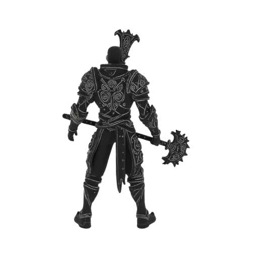 Fantasy Bard Miniature STL