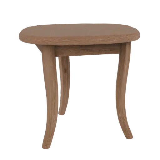 Modelo 3D pata de mesa curva Rococó de madera
