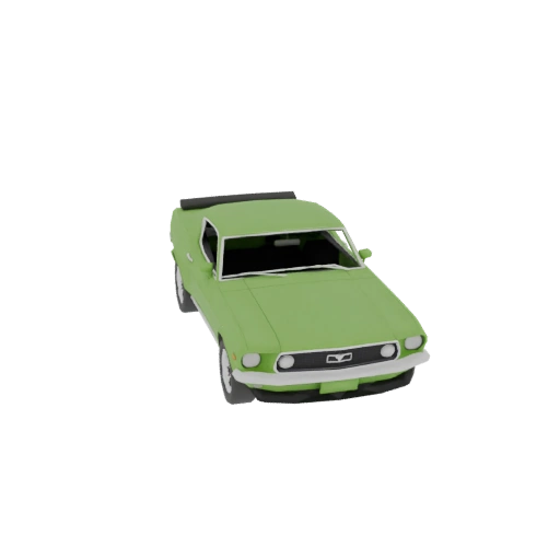 1969 Ford Mustang GT Fastback 3D Model