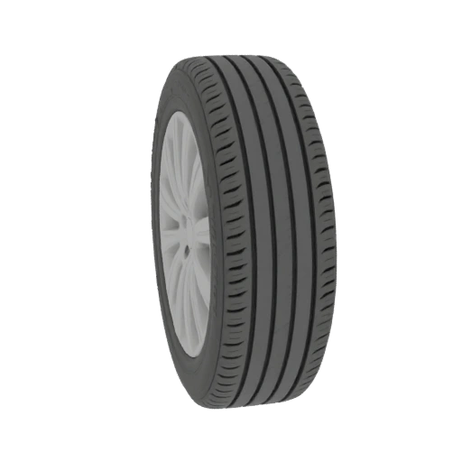 Performance Car Tire 3D Model