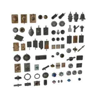 Modello 3D Market Street Clutter, vista tre quarti frontale, viewport Unreal Engine, mostra carte simili a carta, dettaglio f
