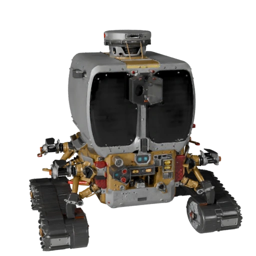 Modèle 3D de Rover Lunaire pour Blender & Jeux - PBR Réaliste