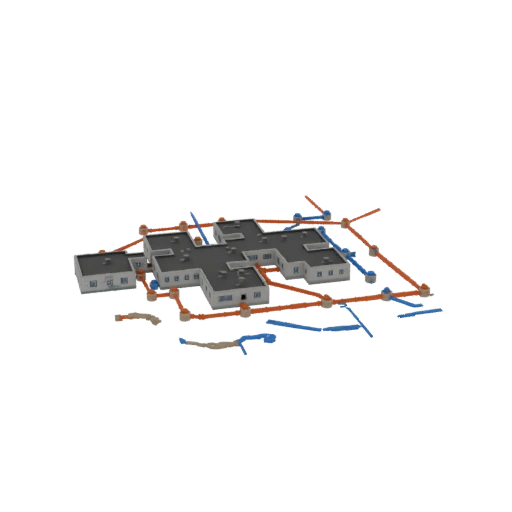 Modern Building with Utility Network