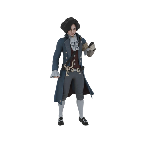 18th Century Gentleman 3D Model