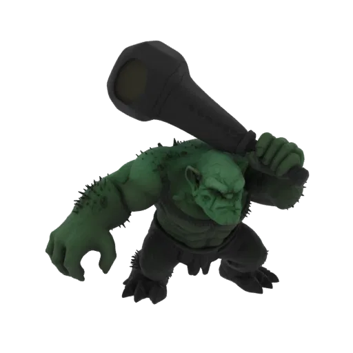 Dark Fantasy Troll Enemy Miniature STL - Rush