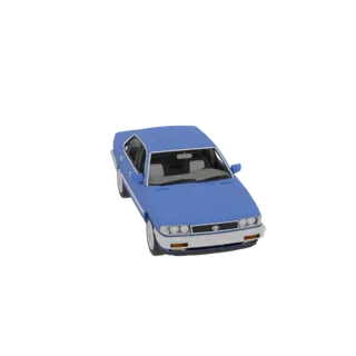 Синий седан Toyota Chaser JZX90 1990-х годов