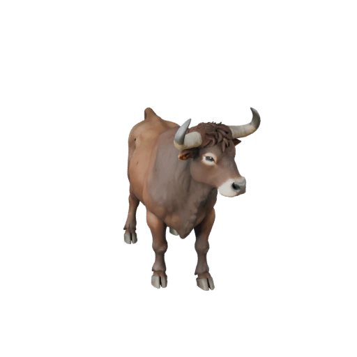 Modèle 3D de Taureau Réaliste - Asset PBR Riggué pour Jeux | Libre de Droits