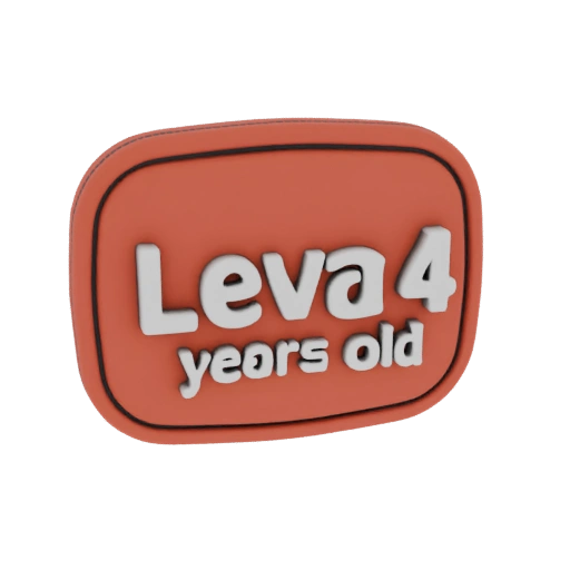 Inscription "Leva 4 years"