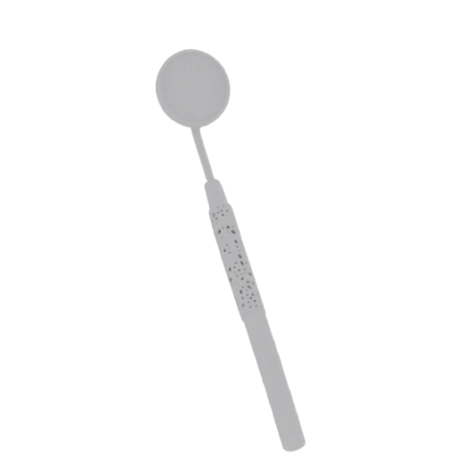 Dental Mirror with Decorative Handle