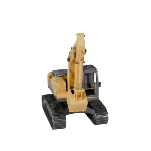 Printable Mini Excavator STL 3D Model for Collectibles &