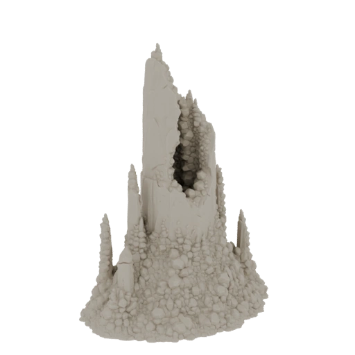 Crystal Geode Rock Formation