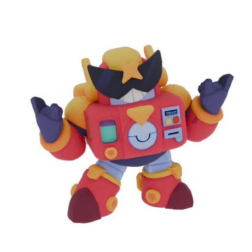 DJ Brawler 3D Model