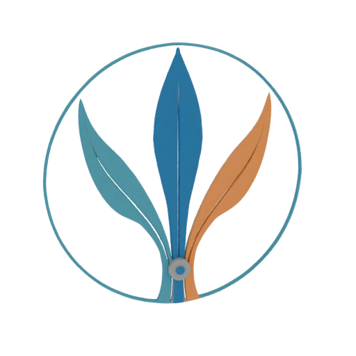 Abstract Leaf Emblem 3D Model