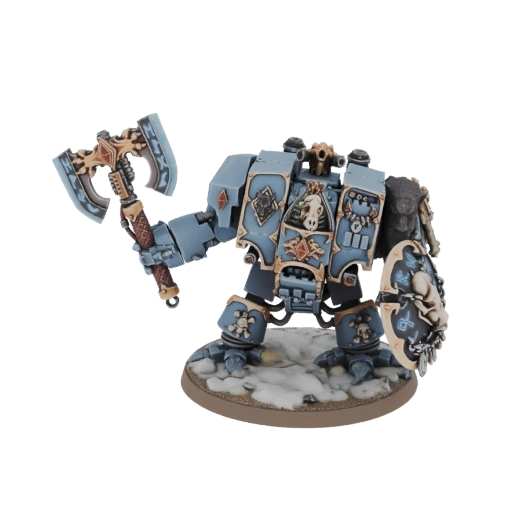 Grey Knight Dreadnought with Axe and Shield