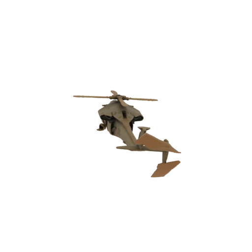 Attack Helicopter 3D Model