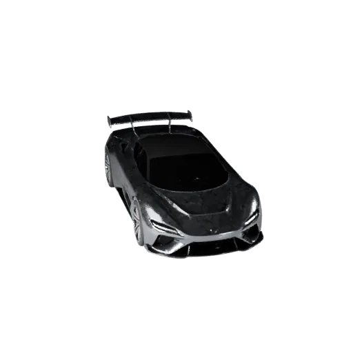 Printable Hypercar STL 3D Model - Display & Collectibles