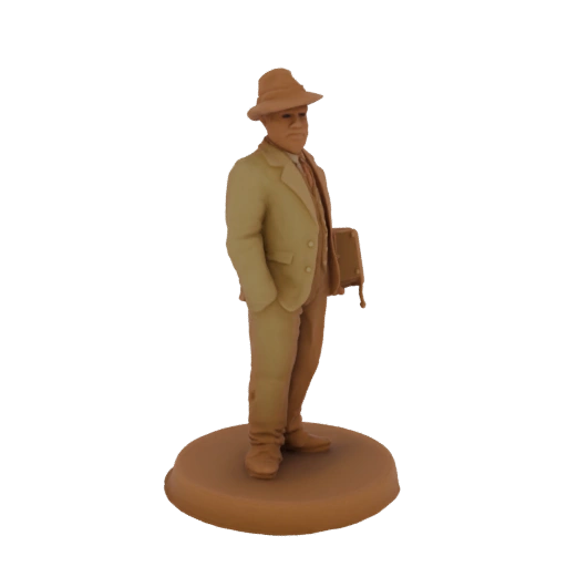 Gentleman with Briefcase Miniature