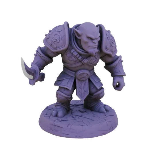 Fantasy Prime Goblin Warrior Miniature STL