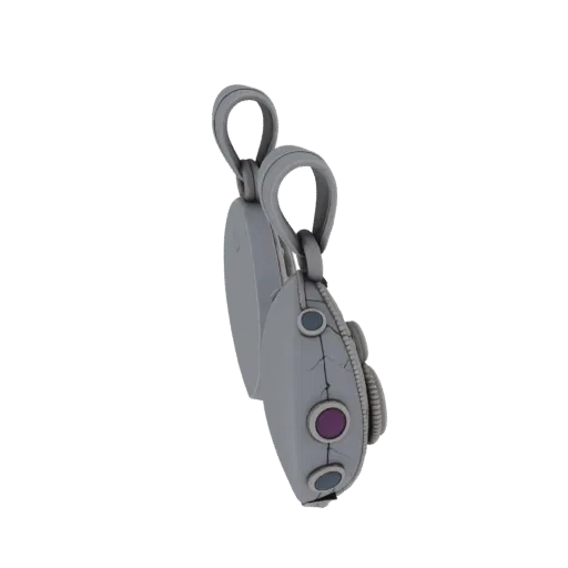 Ornate Pendant collectible detail 3D model, isometric studio render, showing pendant silhouette and surface contrast.
