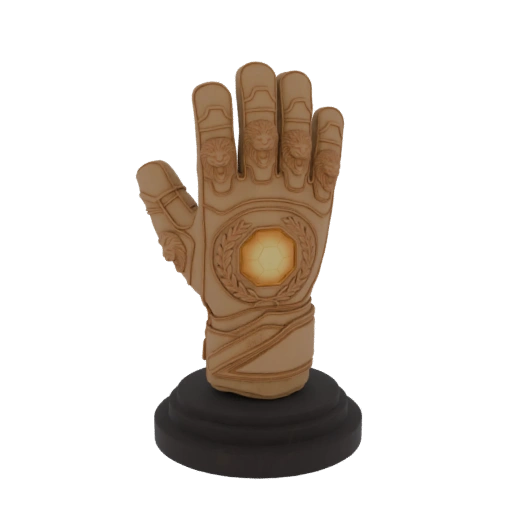 Golden Goalkeeper Glove Trophy