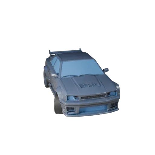 Printable City Car STL 3D Model - Display & Collectibles