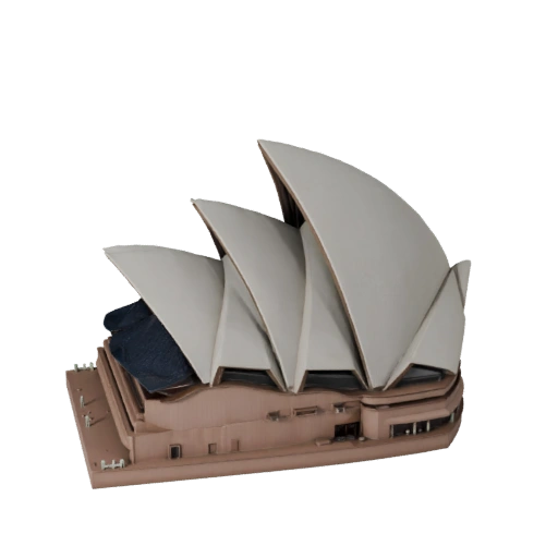 Modello 3D Sydney Opera House per Blender - Asset di Rendering